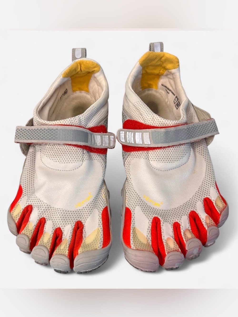 Vibram FiveFingers Toe Shoes Men’s Size 46 EU Gray Red Minimalist Running Trail